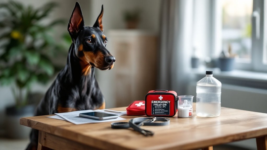 doberman emergency contact list