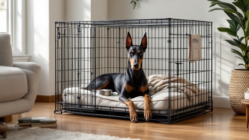 doberman home crate essentials