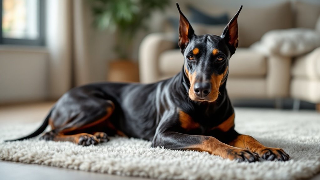 dobermans need structured downtime