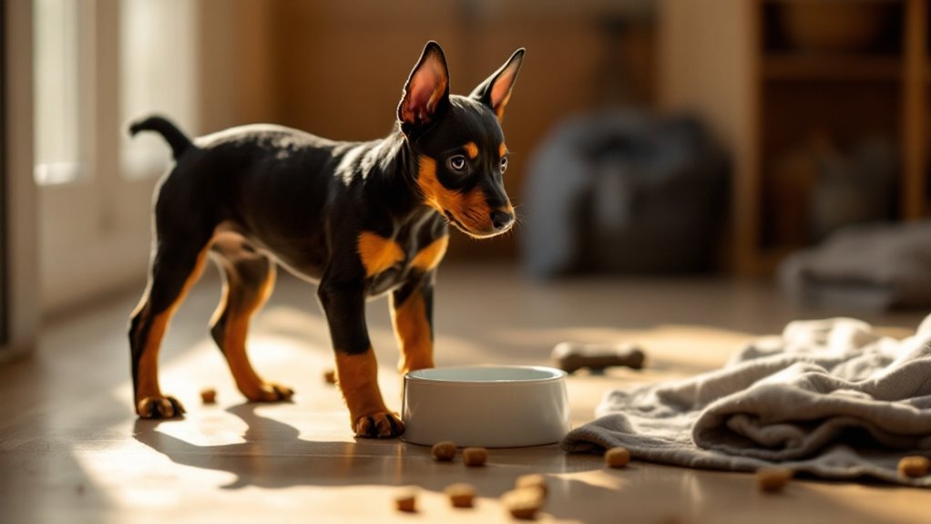 energetic doberman puppy schedule