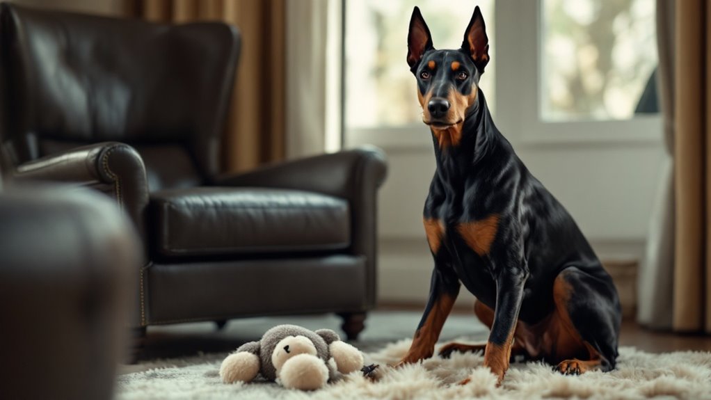 sleek guard dog stereotype