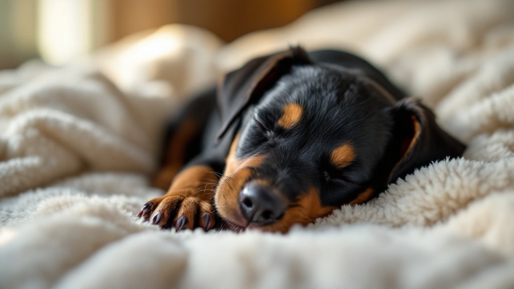 typical doberman puppy sleep patterns